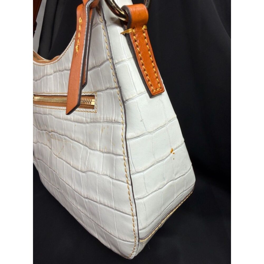 Dooney & Bourke Croco Embossed Small Kiley Hobo Bag READ CONDITION - Picture 12 of 12